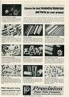 Precision Paper Tube Company Asbestos Quinterra Ad 1969 Thermoform 