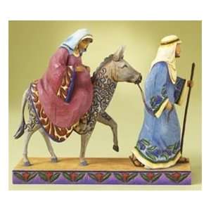 Jim Shore, The Journey That Changed The World   Mary and Joseph Figure 