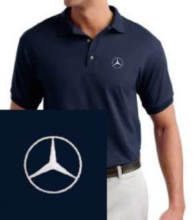 Mercedes Benz EMBROIDERED Navy Blue Polo Shirt  