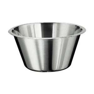 Mixing Bowl, Stainless Steel, Flat, Dia 17 3/4 x H 8 5/8, 26 1/2 Qts 