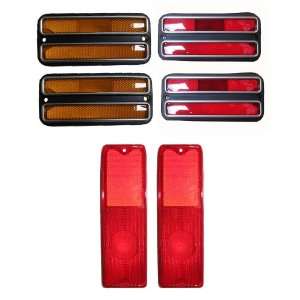 70 72 Chevy C10 Cheyenne Pick Up Light Set Amber front side markers 