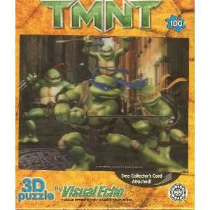 Visual Echo 3D Puzzle Teenage Mutant Ninja Turtles TMNT Lenticular 