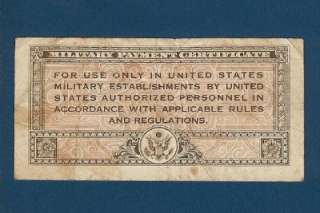 US CURRENCY SERIES 461 $0.25 MILITARY PAYMENT CERTIFICATE FINE, Old 