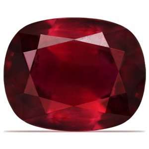  1.27 Carat Untreated Loose Ruby Cushion Cut Gemstone (GIA 