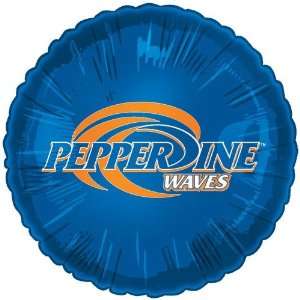  NCAA Pepperdine Waves Royal Blue 18 Foil Balloon Sports 