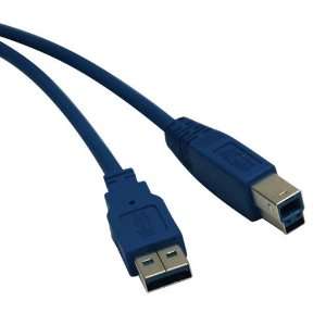 Tripp Lite U322 003 USB 3.0 Super Speed 5Gbps A B Device Cable (3 Feet 