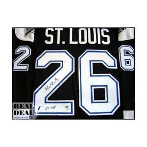  Martin St. Louis Signed Jersey   with 04 MVP Inscription 