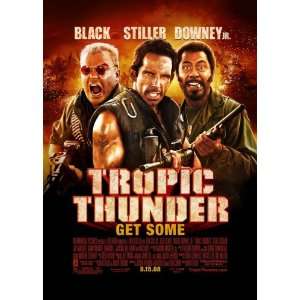  Tropic Thunder Original 27x40 Double Sided Movie Poster 