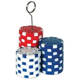  Poker Chips Photo/Balloon Holder Case Pack 78   535439 