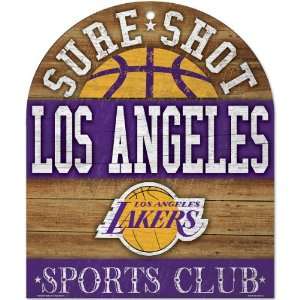 Wincraft Los Angeles Lakers Sports Club Wood Sign  Sports 