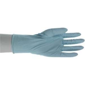  Disposable Nitrile Gloves   lrg 5mil lightly powdered blue nitrile 