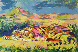   DELACROIXS TIGER S/N FINE ART IMPRESSIONISM MORE ON GALLART