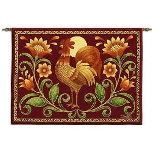  Sunrise Rooster Wall Hanging   26 x 34 Wall Hanging Patio 