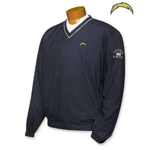 San Diego Chargers CB Weathertec Newcastle V Neck Pullover Golf Jacket