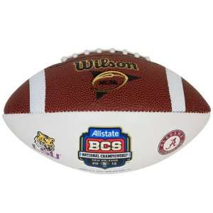  Wilson LSU Tigers vs. Alabama Crimson Tide 2012 BCS 