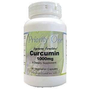  Priority One Curcumin 1000mg 90 Capsules Health 