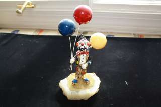 Ron Lee, Clown Sculpture, Hobo Joe with Balloons, Signed & Dated 1984 