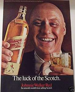 1969 JOHNNIE WALKER RED SCOTCH WHISKEY AD  