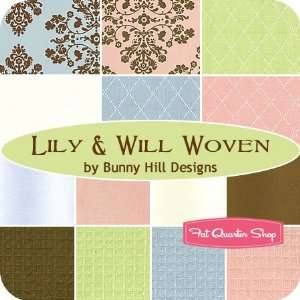  Lily & Will Woven Fat Quarter Bundle   Bunny Hill Designs 