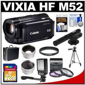com Canon Vixia HF M52 Flash Memory 1080p HD Digital Video Camcorder 