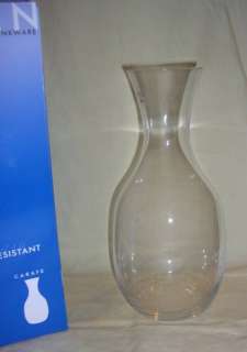 Oxygen Break Resistant Glass Drinkware Carafe NIB  