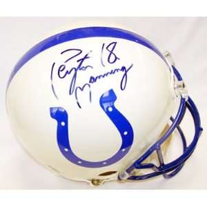 Peyton Manning Autographed Helmet   Steiner