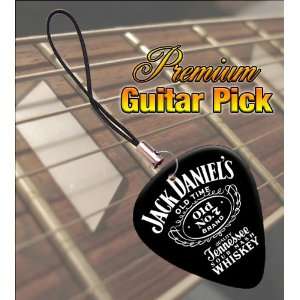 Jack Daniels Premium Guitar Pick Phone Charm