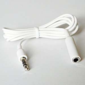  3.5 mm Male/Female Stereo Audio Extension Cable (White 