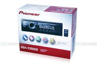 PIONEER DEH 9350SD CD  USB SD IPOD CAR STEREO PLAYER  
