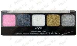 NYX Glitter Cream Pallet Eye Lip Face 01 Paradise  