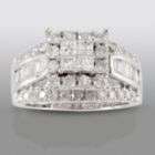 certified diamond engagement 10k white gold ring featuring david 