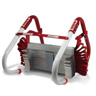    Story Fire Escape Ladder with Anti Slip Rungs, 13 Foot 