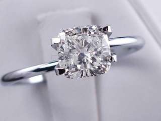 02 CT CUSHION CUT DIAMOND SOLITAIRE ENGAGEMENT RING  