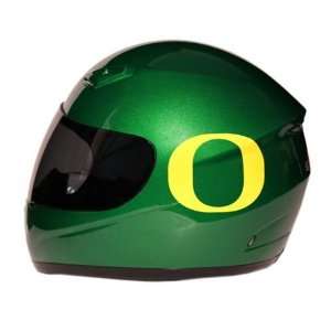 Oregon Ducks Full Face FanRider Helmet (Green)  Sports 