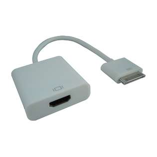   Video HDMI Dock Adapter to HD TV PC LCD iPad 2 3 iphone 4 4S iTouch 4