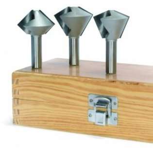   Inch Shank Multi Sided Glue Joint Router Bit Set, 3 Piece 