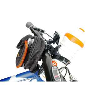 IBERA Bicycle Cell Phone Handlebar Bag with Bottle Cage mount at  