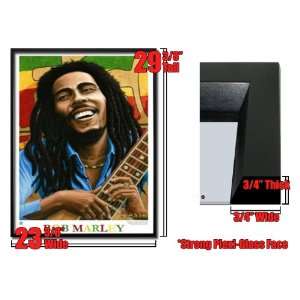  Framed Bob Marley Poster Tuff Gong Rasta FrA 17Cx