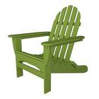   Earth Friendly Outdoor Patio Adirondack Chair   Electric Lime Green