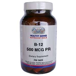  Healthy Aging Nutraceuticals B 12 500 Mcg Pr 250 Tablets 