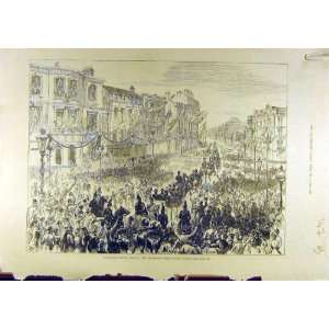  1885 Royal Visit Ireland Procession Belfast Ulster Hall 