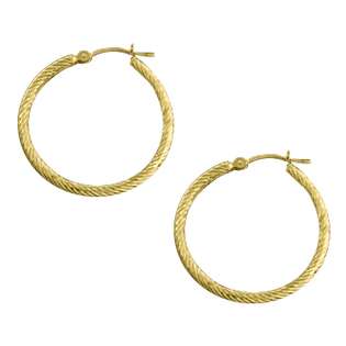 14k Polished 4mm X 35mm Tube Hoop Earrings  JewelryWeb Jewelry Gold 