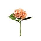   12 Floral Blossom Orange Peach Hydrangea Artificial Silk Flowers 19