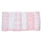Carters Newborn Girls 6 Pack Knit Terry Washcloths