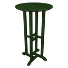 POLY~WOOD, Inc. Traditional 24 Round Bar Height Table Green