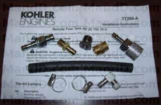 Kohler Fuel Tank Kit 2575535 S 2575535S 25 755 35 S  
