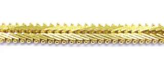 MILOR ~ Gold Plated / Sterling Silver Foxtail Link Fashion Bracelet 