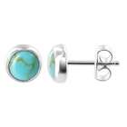   4mm turquoise bead stud earrings 4mm turquoise bead stud earrings