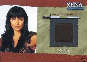 Spartacus Lucy Lawless Costume Card Lucretia Blood R3  
