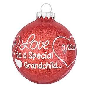  Personalized Love To Grandchild Ornament